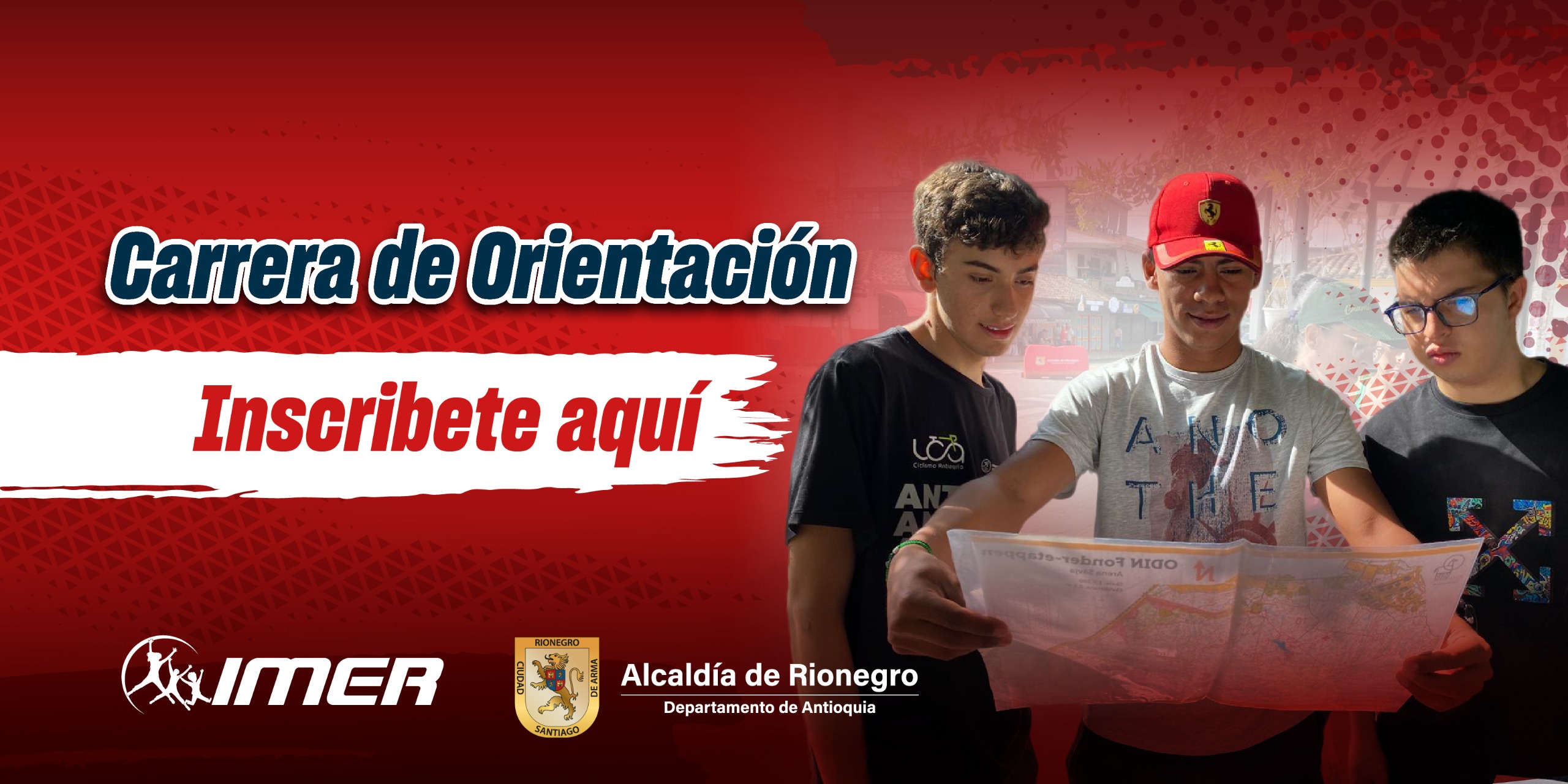 Link para la inscripción en la carrera de orientación deportiva, noviembre 30